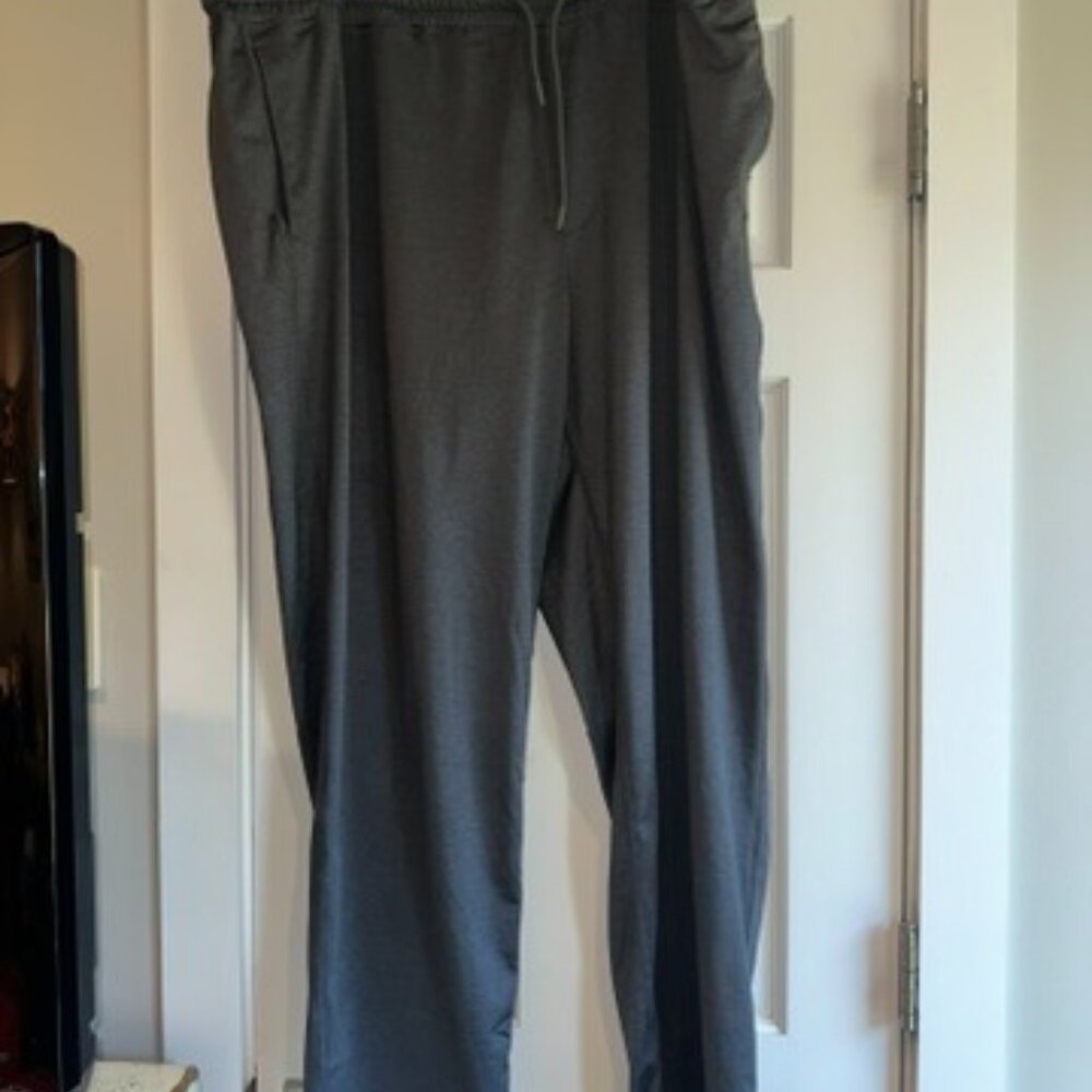 Gray fleece sweatpants